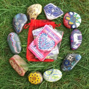 PAINT YOUR OWN POWER STONE Creative Retreat Day with Lisa Bridge